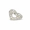 Rhinestone Heart Brooch Pin For Outfits Gifts DIY Crafts 2 Inch